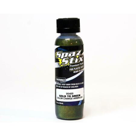 SPAZ STIX 2 oz Color Changing Paint - Gold to Green SZX05400